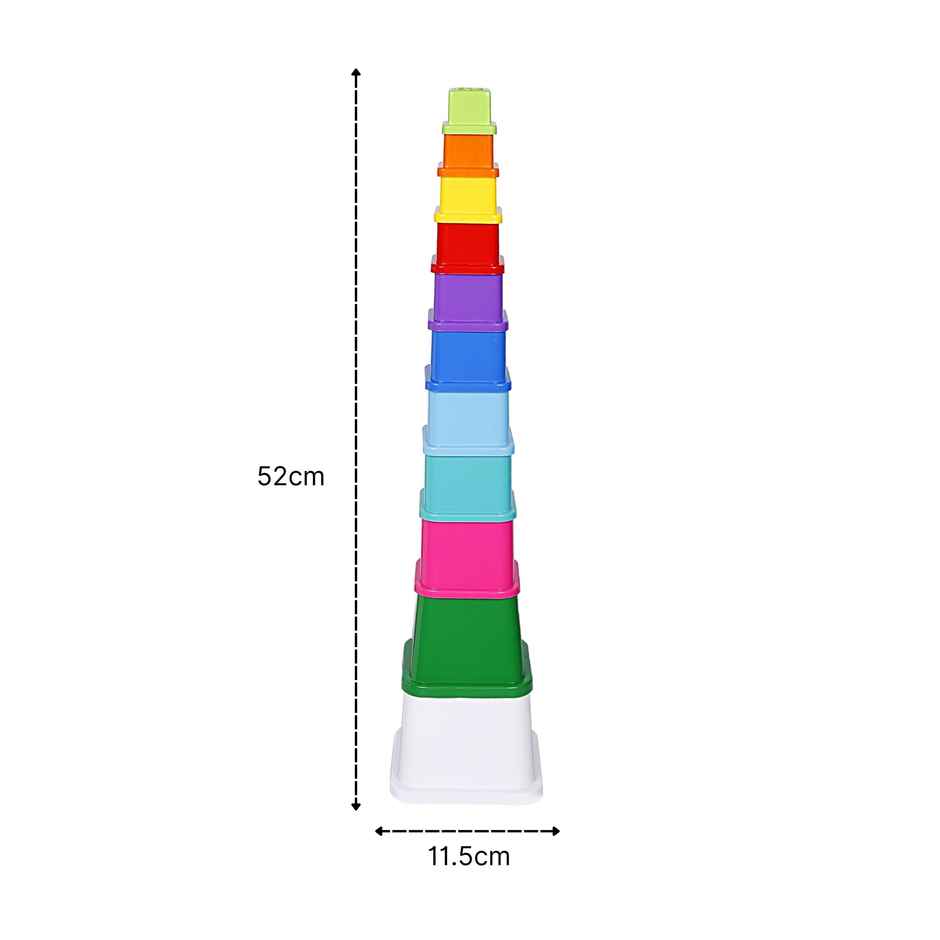Hamleys Shooting Star Colour Stack Up Tower Multicolor 1Y+