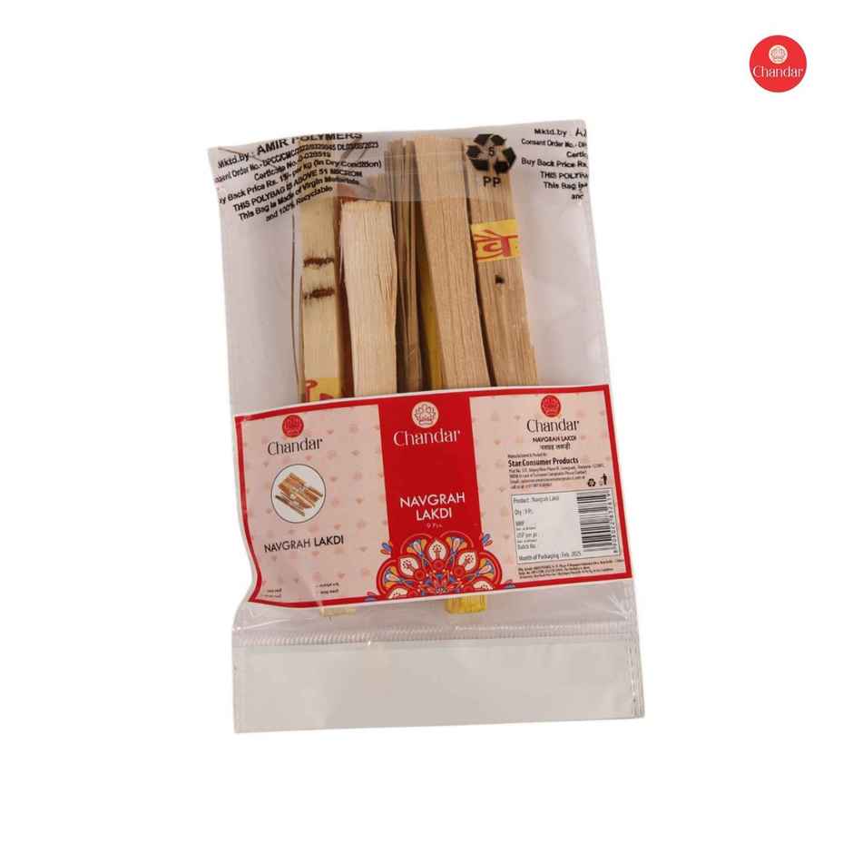 Navgrah Lakdi | Pack Of 9 | Chandar