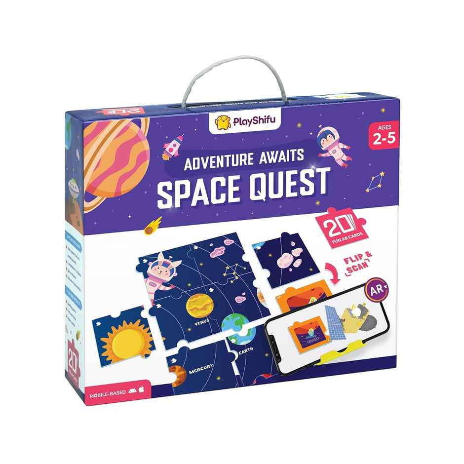 PlayShifu Exploring the Solar System - Space Puzzle Flashcards| Jigsaw Puzzle for kids | Ages 2-5