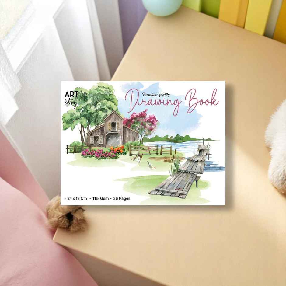 Itsy Bitsy Drawing Book Premium Quality 24 x 18cm 115gsm 36 pages Lb