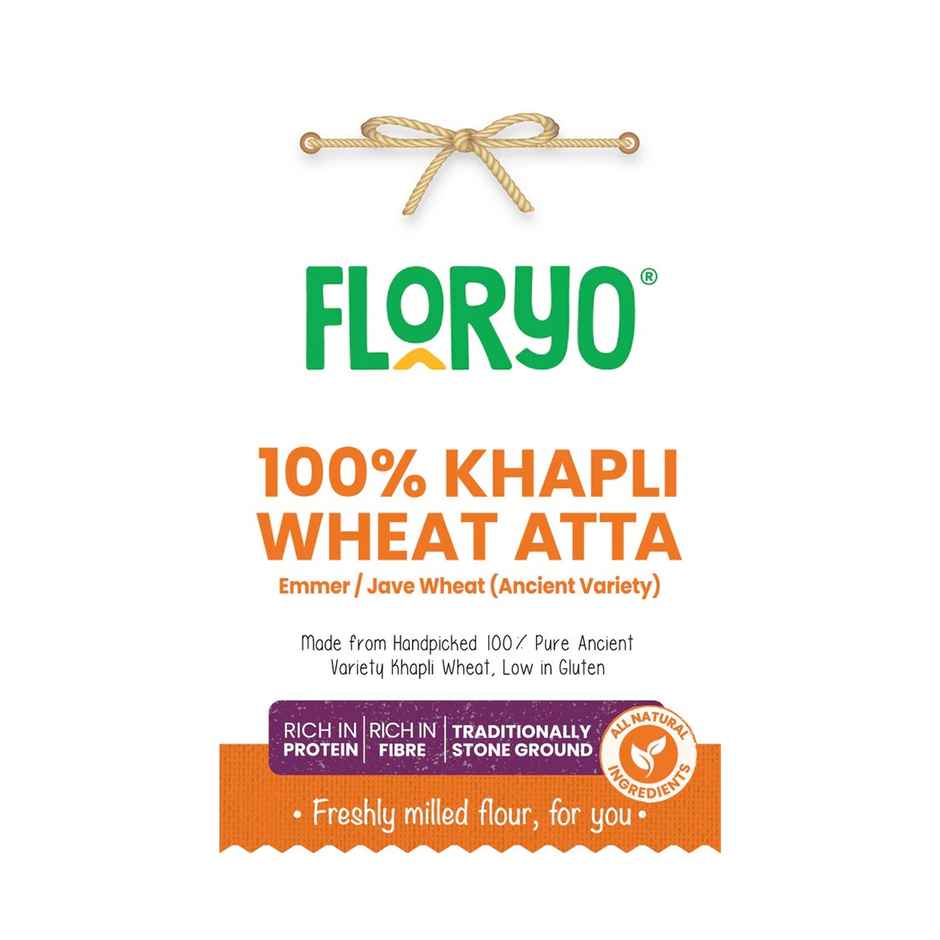 Floryo Freshly Milled Khapli Wheat Atta