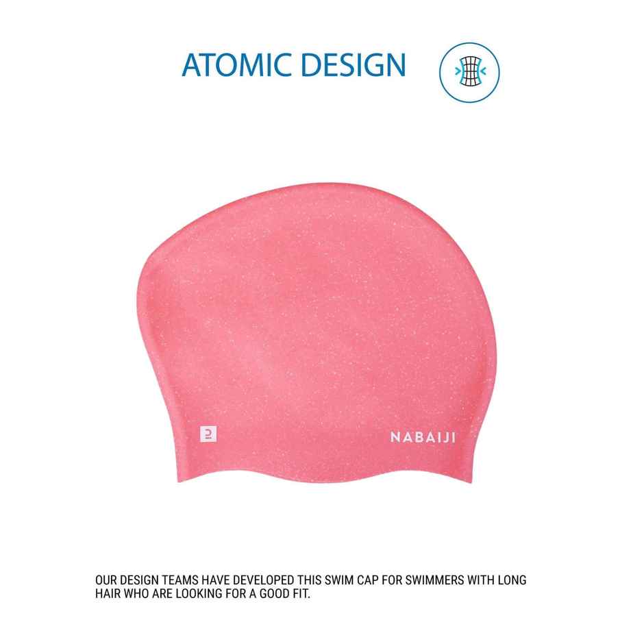 Decathlon Nabaiji Adult Silicone Swim Cap | Ruby | 56|60 Cm