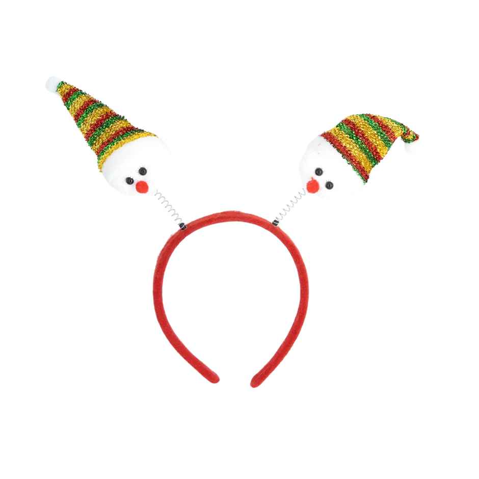 Christmas Snowman With Glitter Cap Hairband | Assorted | Gullak