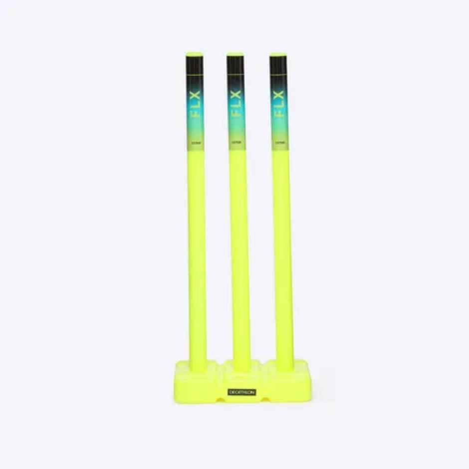 Decathlon FLX Ultralight Plastic Cricket Set | Yellow | Size 3