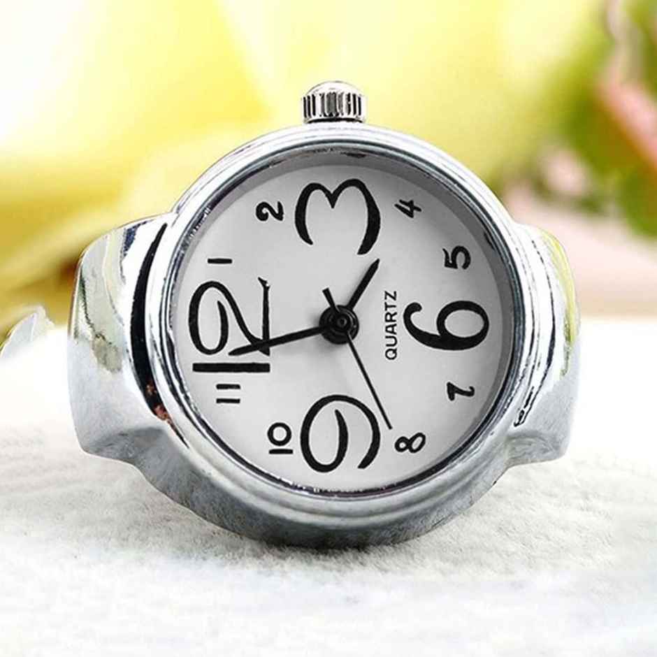 Youbella Stylish And Trendy Jewellery Finger Watch Ring For Women And Girls(Ybrg - 20222)