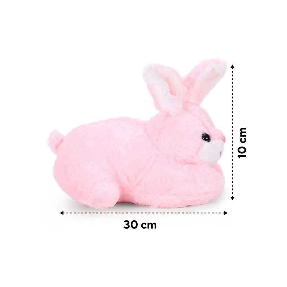Babique Rabbit Plush Cute Rabbit Soft Toys | Animal Home Decor Baby/Boys/Girls | Pink | 26 cm