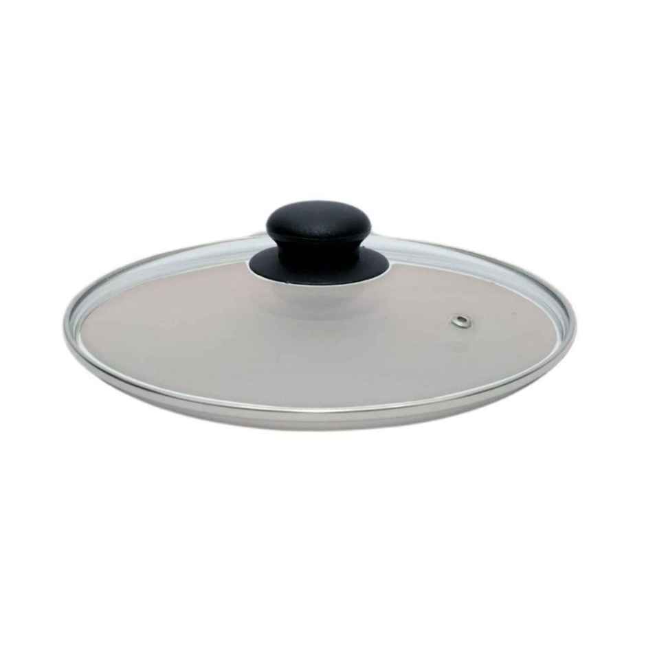 Bombay Kookware Kala Kruti Fry Pan (24 cm) and Kadai (24 cm)