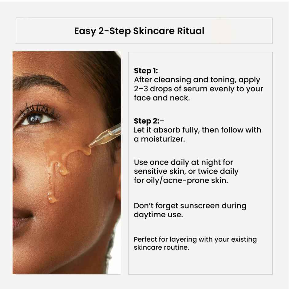 Wild Oak 2% Salicylic Mandelic Acid Exfoliating Face Serum for Acne | Oil Control & Pore Cleansing