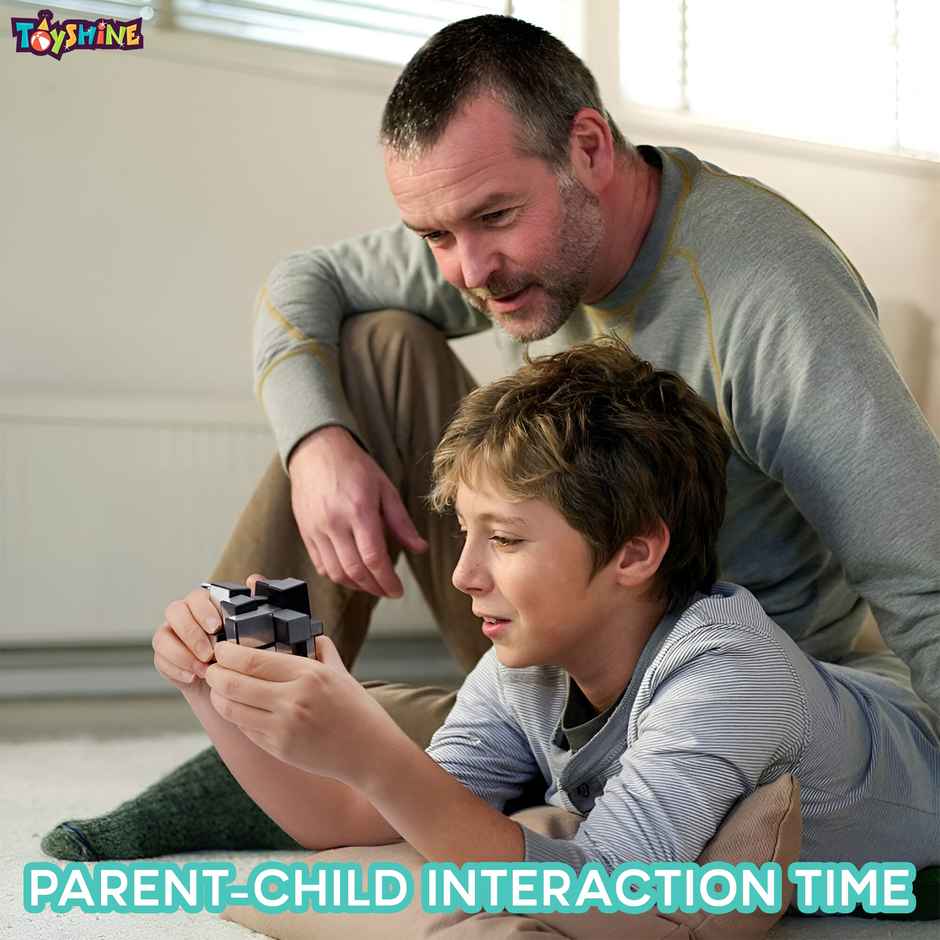 Toyshine 3x3x3 Silver Mirror Magic Speed Cube - Stress Relief Puzzle for Kids & Adults