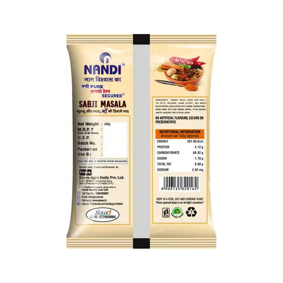 Nandi Sabjee Masala