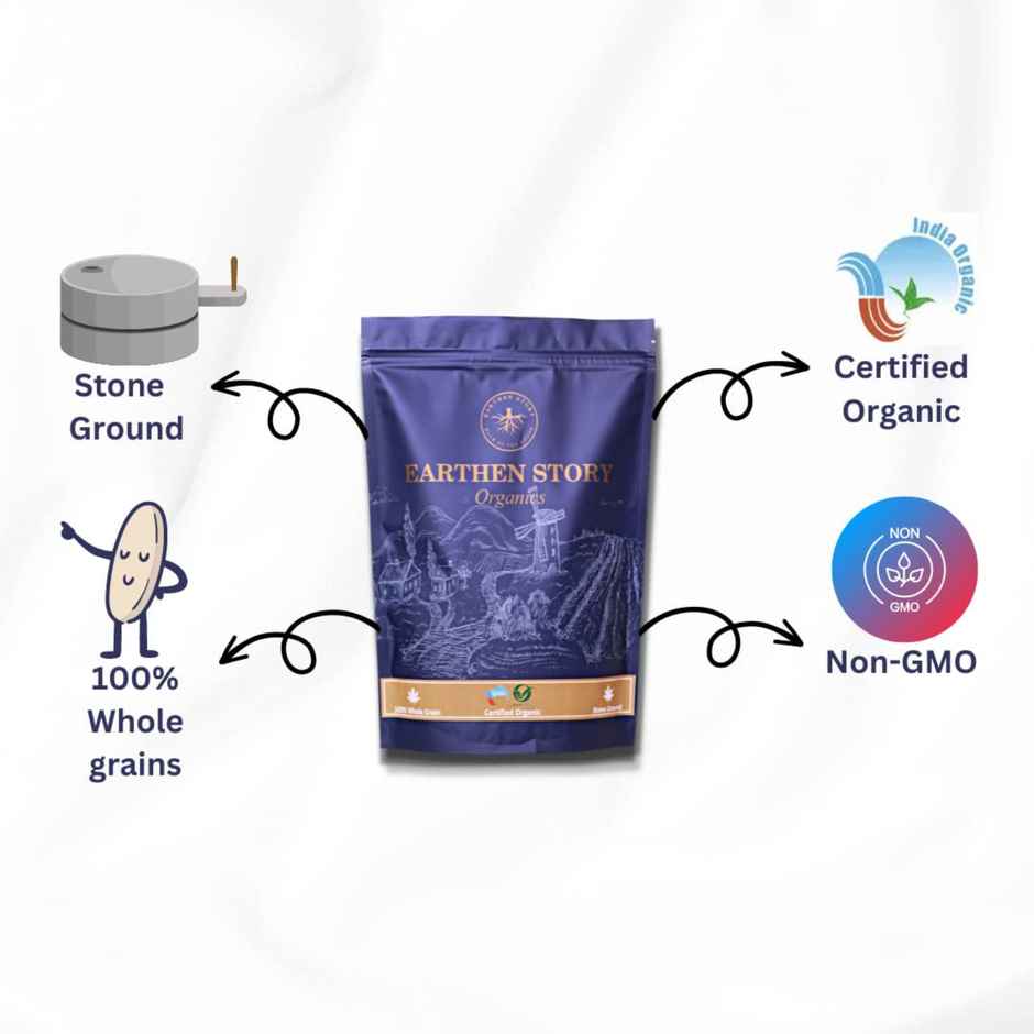 Earthen Story Organic Jowar Atta