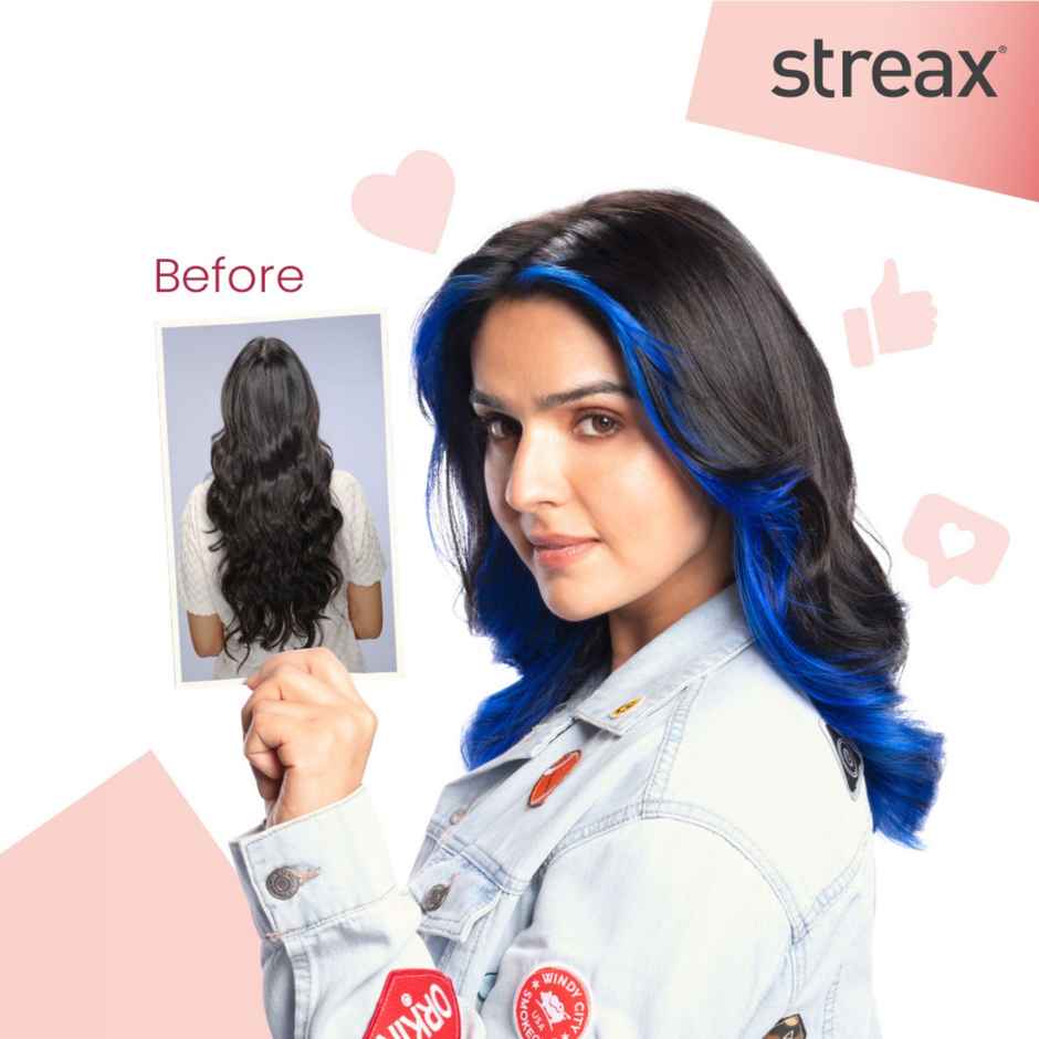 Streax Hair Colour Highlighting Kit Jersey Blue For Women
