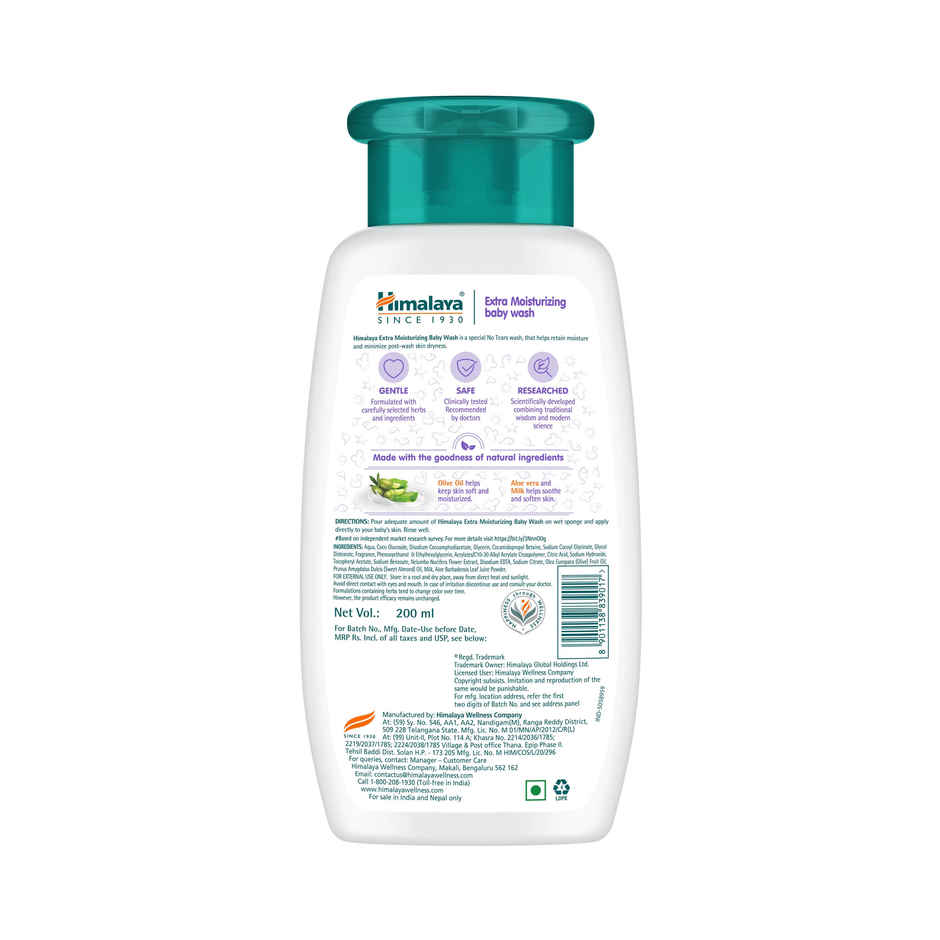 Himalaya Extra Moisturizing Baby Wash