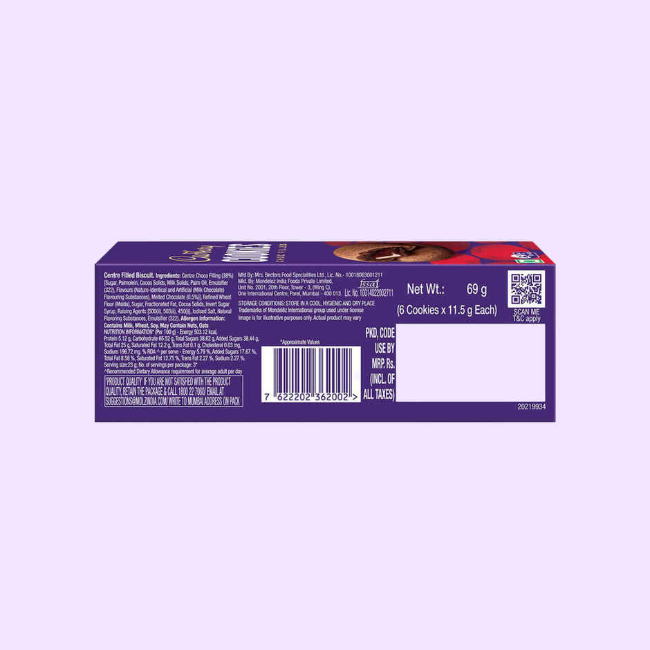 Cadbury Choc Filled Cookies Minion Pack