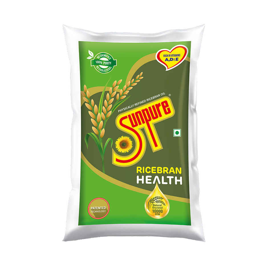 Sunpure Rice Bran Health Oil | Pouch