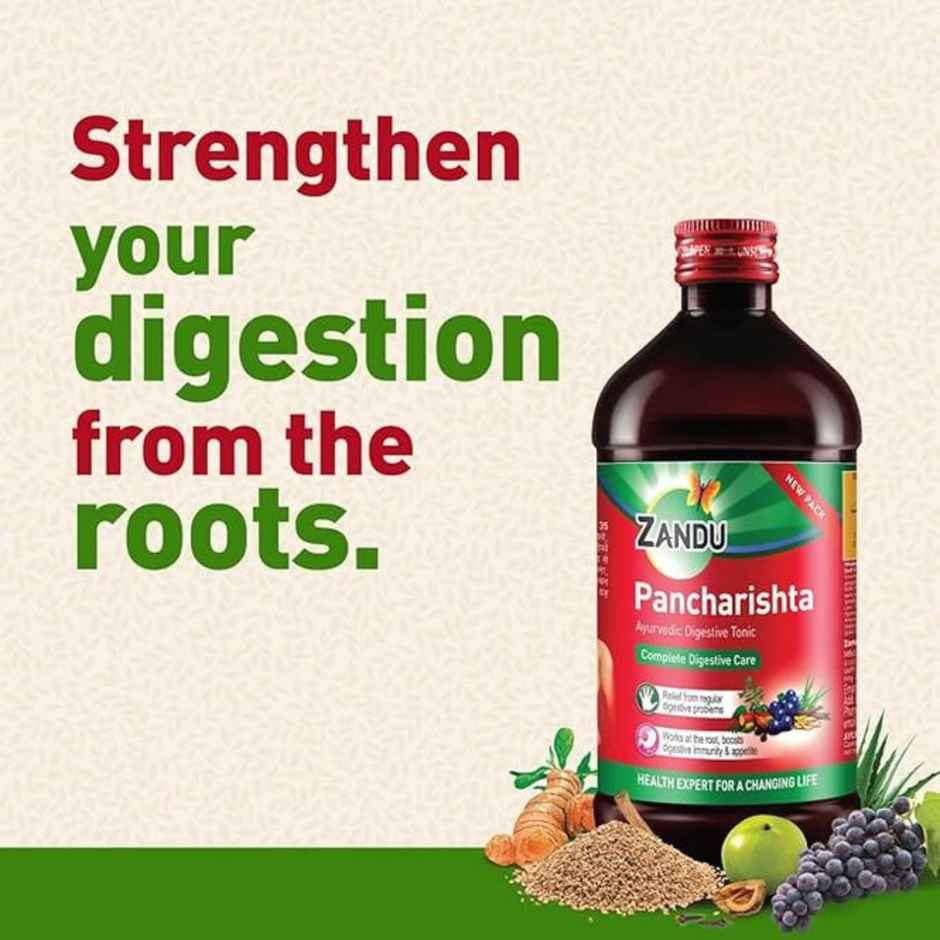 Zandu Pancharishta Ayurvedic Digestive Tonic