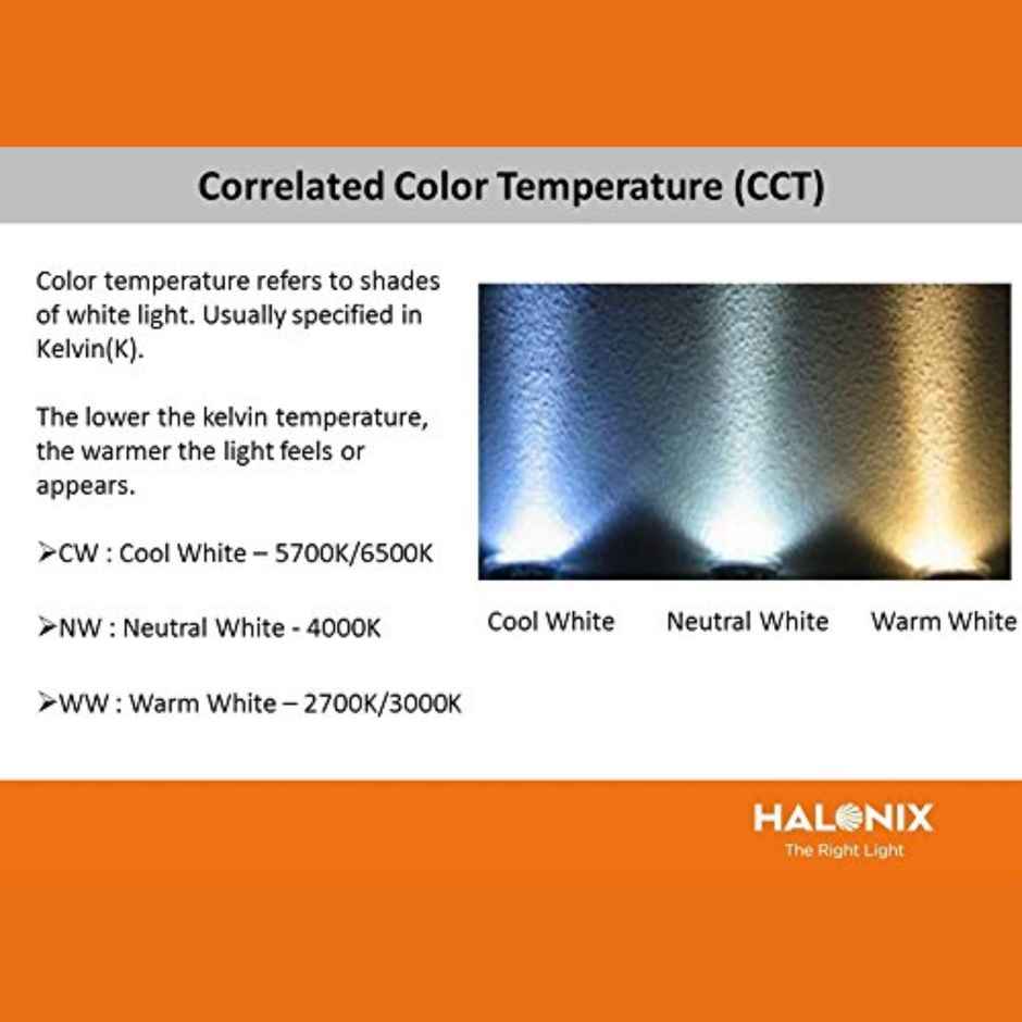 Halonix 7W White Led Bulb | B22 Base Holder