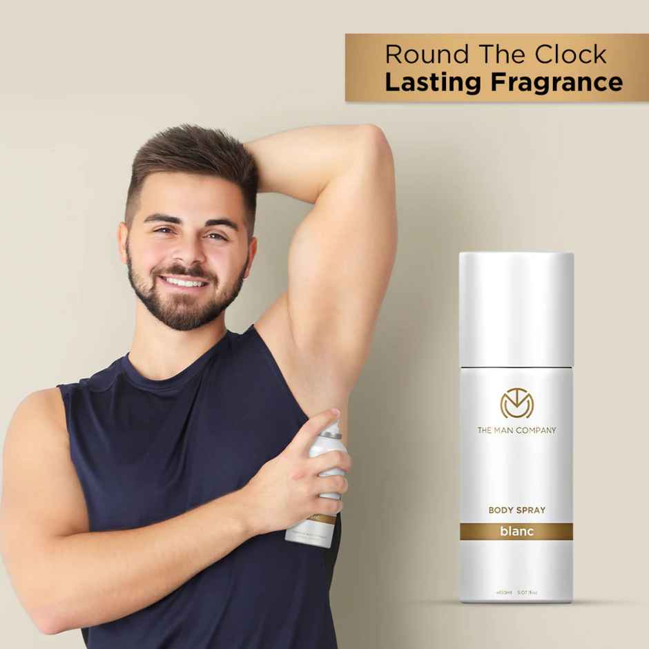 The Man Company Deodorant For Men Blanc, Fire, Night & Oud | Body Spray Perfume Gift Set For Men