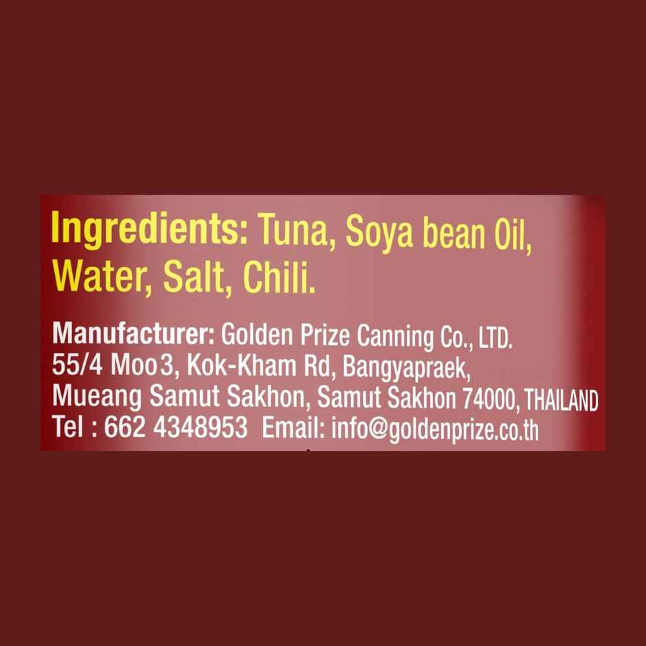 Golden Prize Tuna Sandwich Flakes In Oil With Red Chili