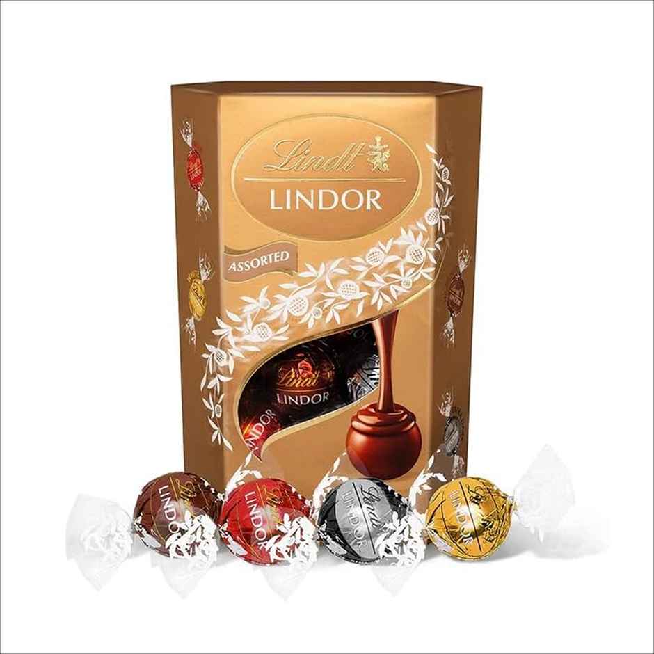 Lindt Lindor Smooth Melting Assorted Chocolates Cornet