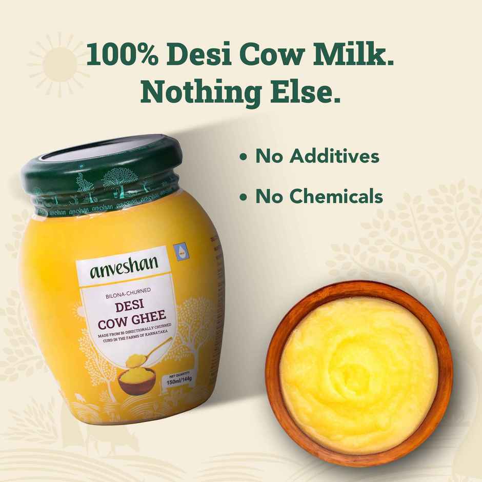 Anveshan A2 Desi Cow Ghee | Pure & Traditional