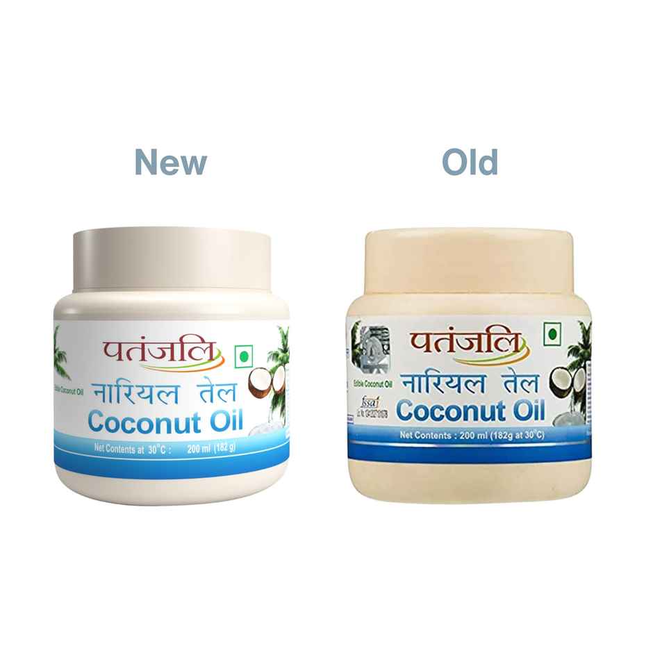 Patanjali Coconut Oil - Cold Pressed Nariyal Multipurpose Tel  Jar