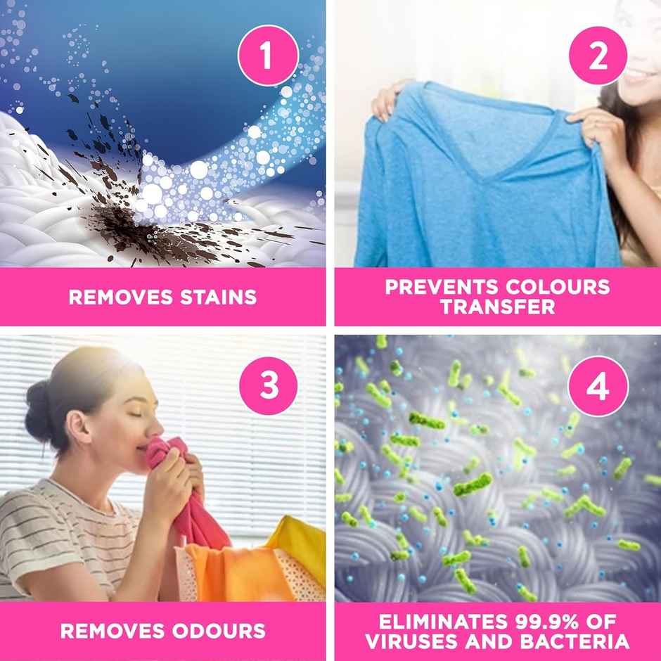 Vanish Gold Oxi Action Fabric Stain Remover Powder | Pink