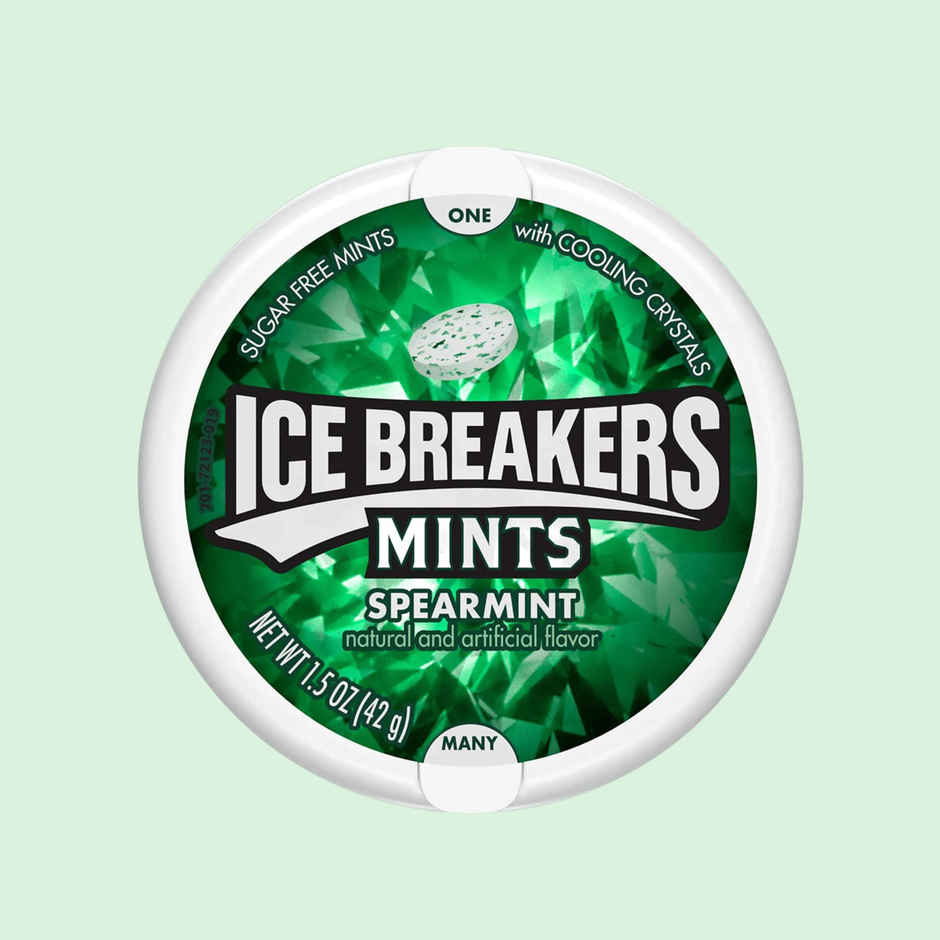 Ice Breakers Sugar Free Mint With Cooling Crystal, Spearmint