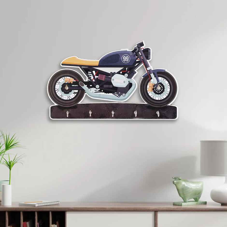 Happy Mail Bike Key Holder