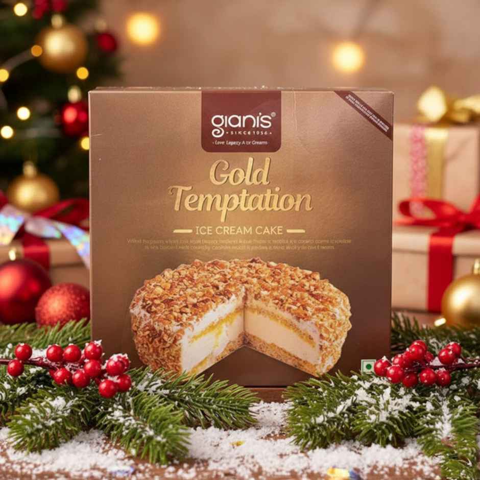 Giani's Gold Temptation Ice Cream Cake | Premium Dessert