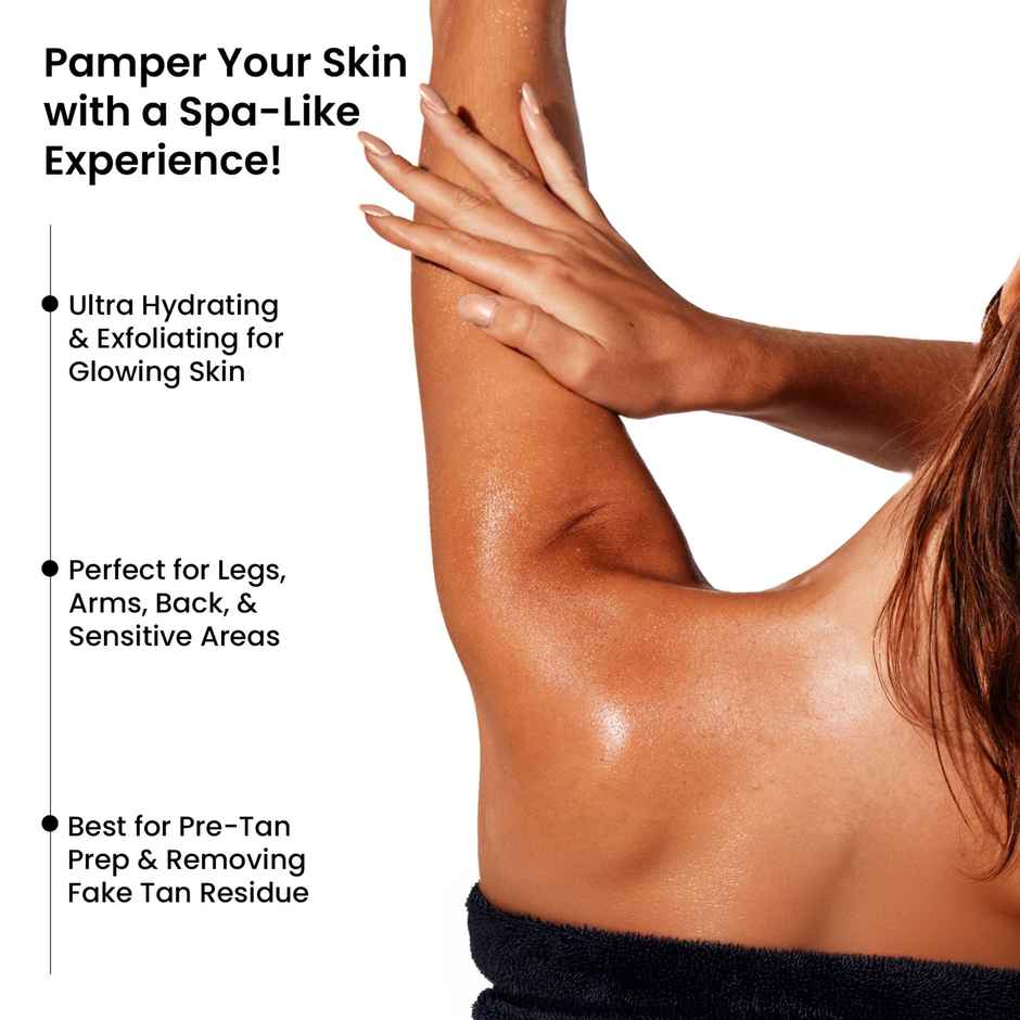 Wild Oak Watermelon Shea Butter Sugar Body Scrub with Collagen & Peptides | De-tan & Bumpy Skin