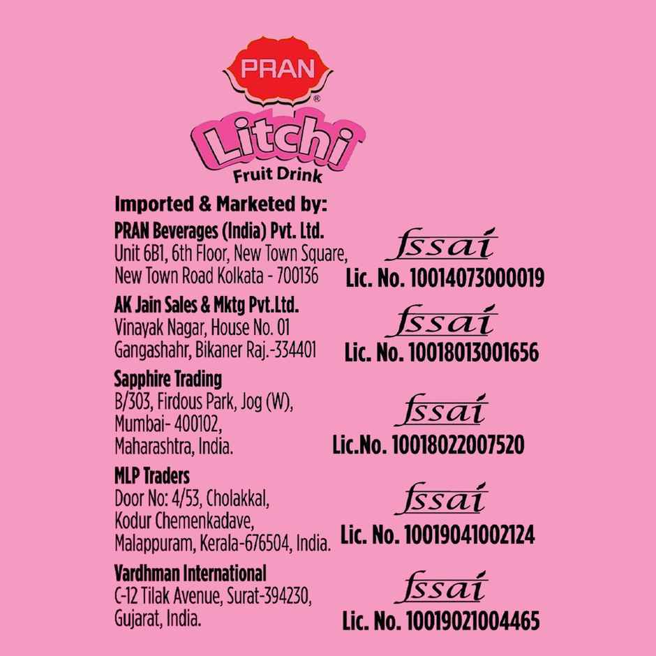 Pran Litchi Fruit Juice