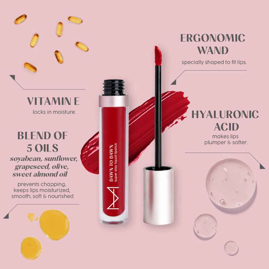 House Of Makeup Dawn To Dawn Super Stay Liquid Matte Lipstick - Apple Candy