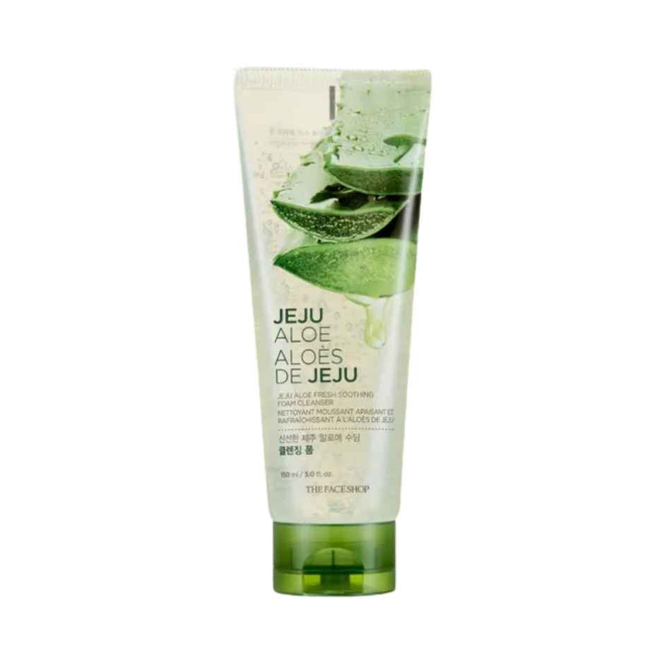 The Face Shop Jeju Aloe Fresh Soothing Foam Cleanser