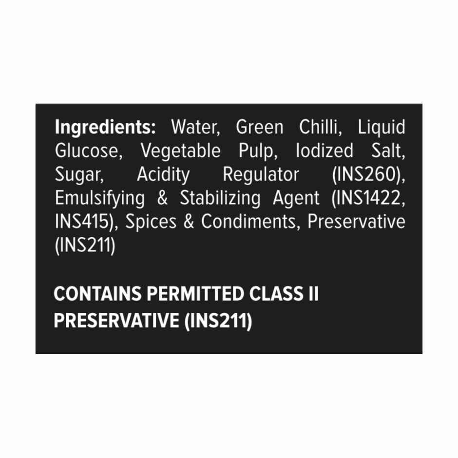 Winn Green Chilli Sauce