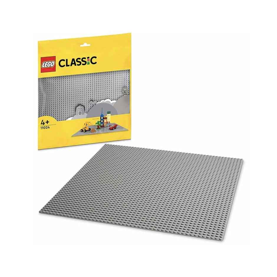 Lego Classic Gray Baseplate Building Kit for Kids (1 Piece)