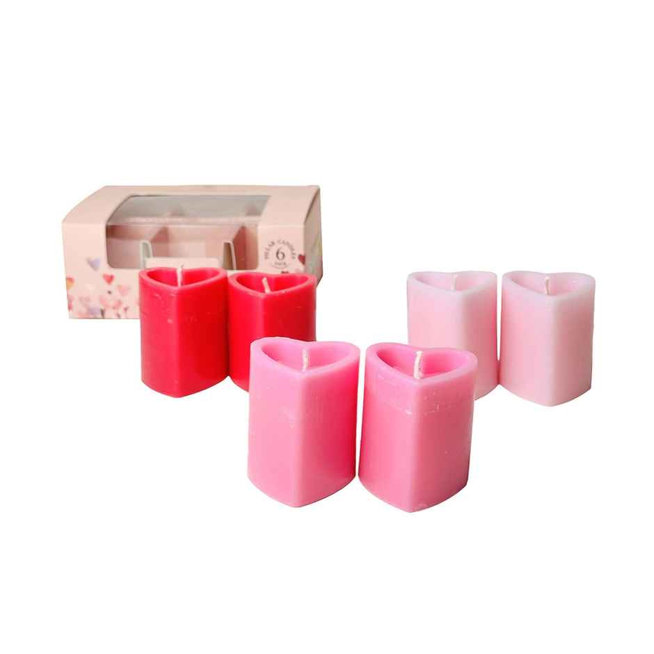 Ekam Heart Shaped Pillar Candle