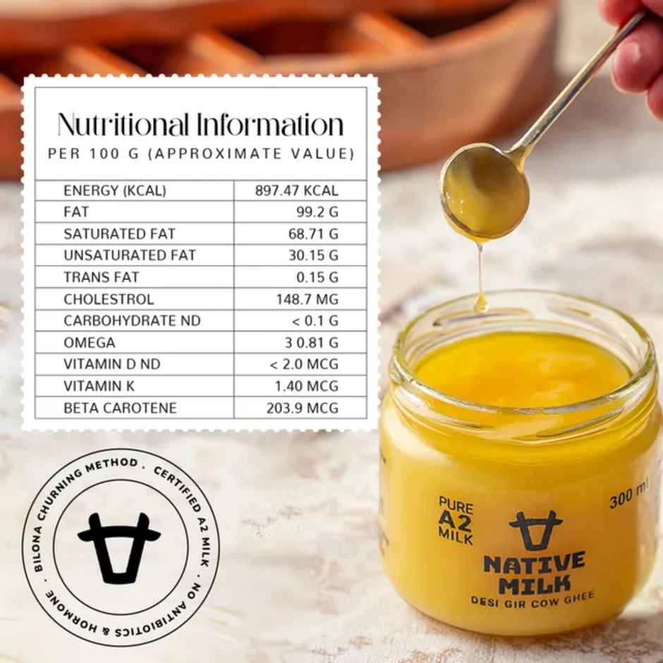 Native A2 Desi Gir Cow Ghee