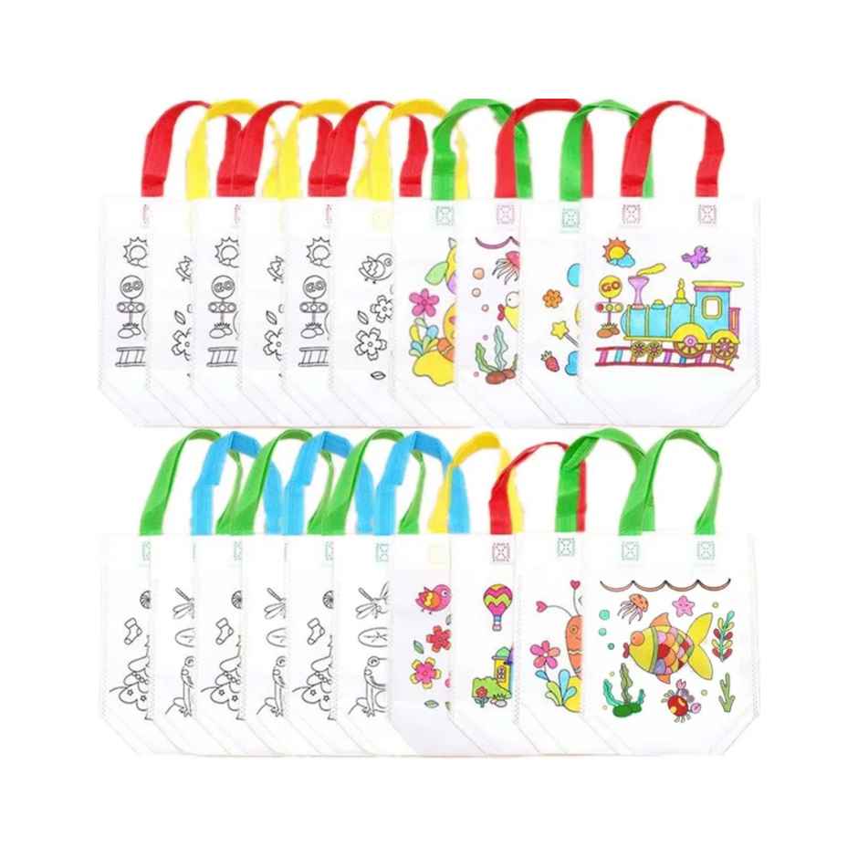 Toyshine Set Of 24 Birthday Popper Diy Reusable Bags Kids Party Gift Bag Kids Party Favor Bags
