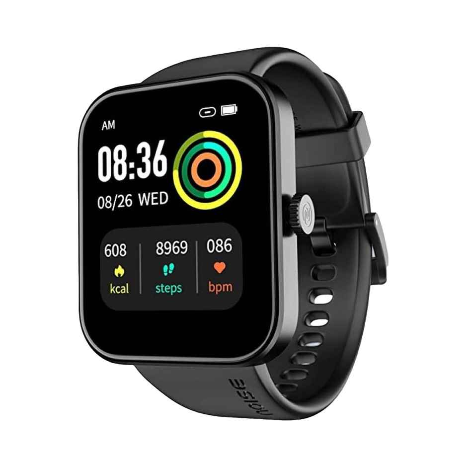 Noise Colorfit Pulse Grand Smartwatch | 1.69" Display | Blood Oxygen Monitor - Jet Black