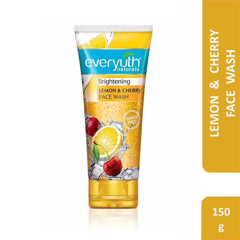 Everyuth Naturals Anti Acne, Anti Marks Tulsi Turmeric Face Wash(150gms) & Everyuth Naturals Brightening Lemon & Cheery Face Wash(150gms) Combo