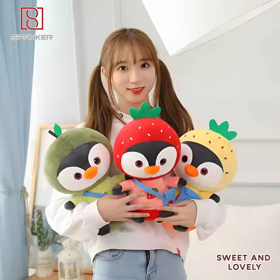 Spanker 20 Cm Transform Penguin Plush Toy | Soft Green | Gift for Kids