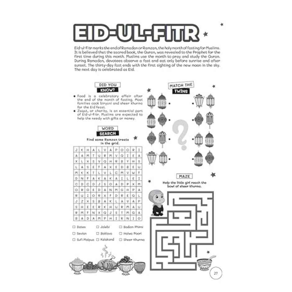 Festivals and Celebrations of India: Activity Book