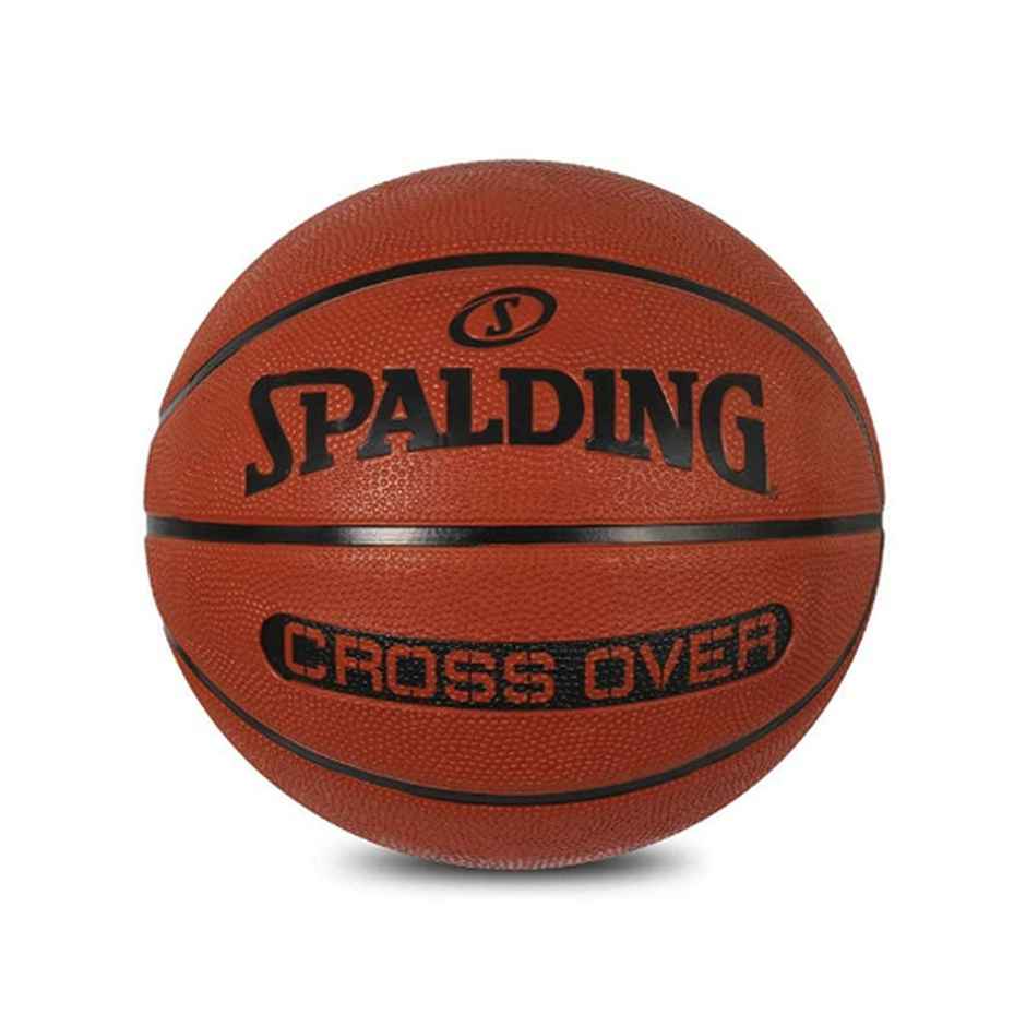 Spalding Crossover Rubber Basketball (Size: 7)
