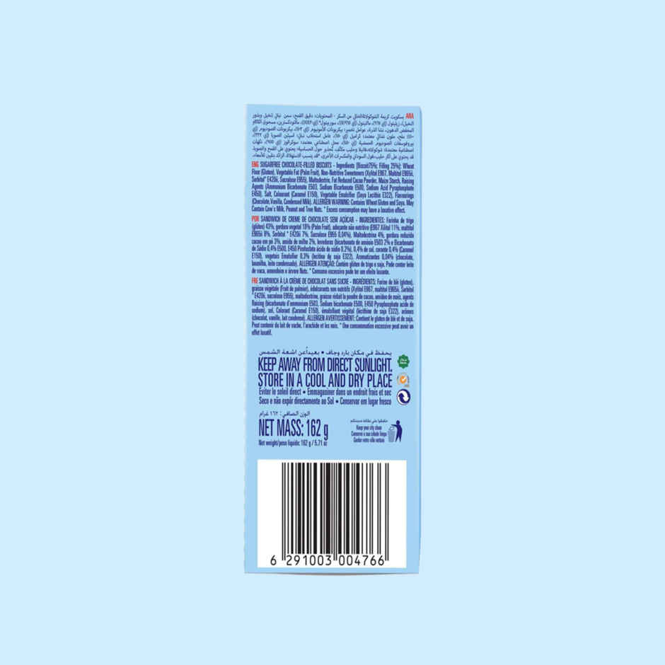 Tiffany Sugar Free Chocolate Flavour Cream Biscuits