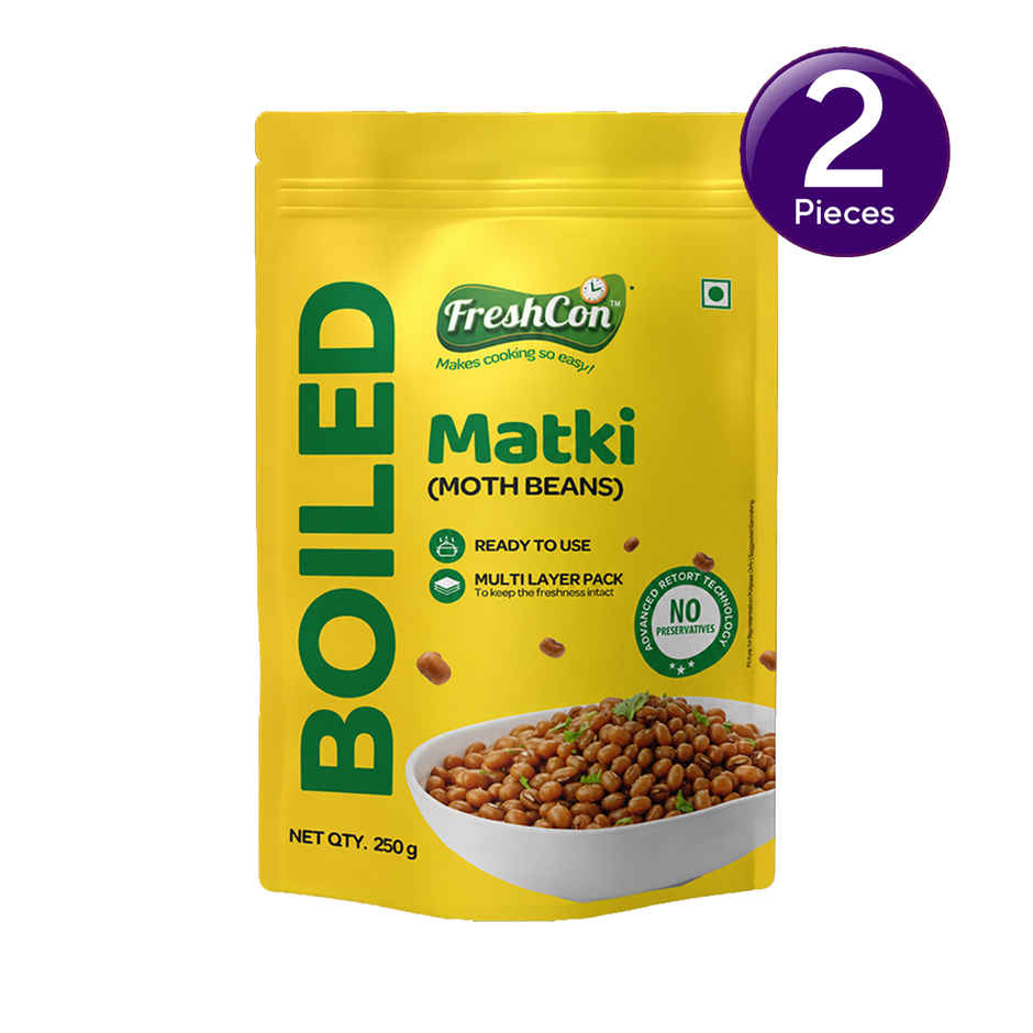 Freshcon Boiled Matki | Moth Beans