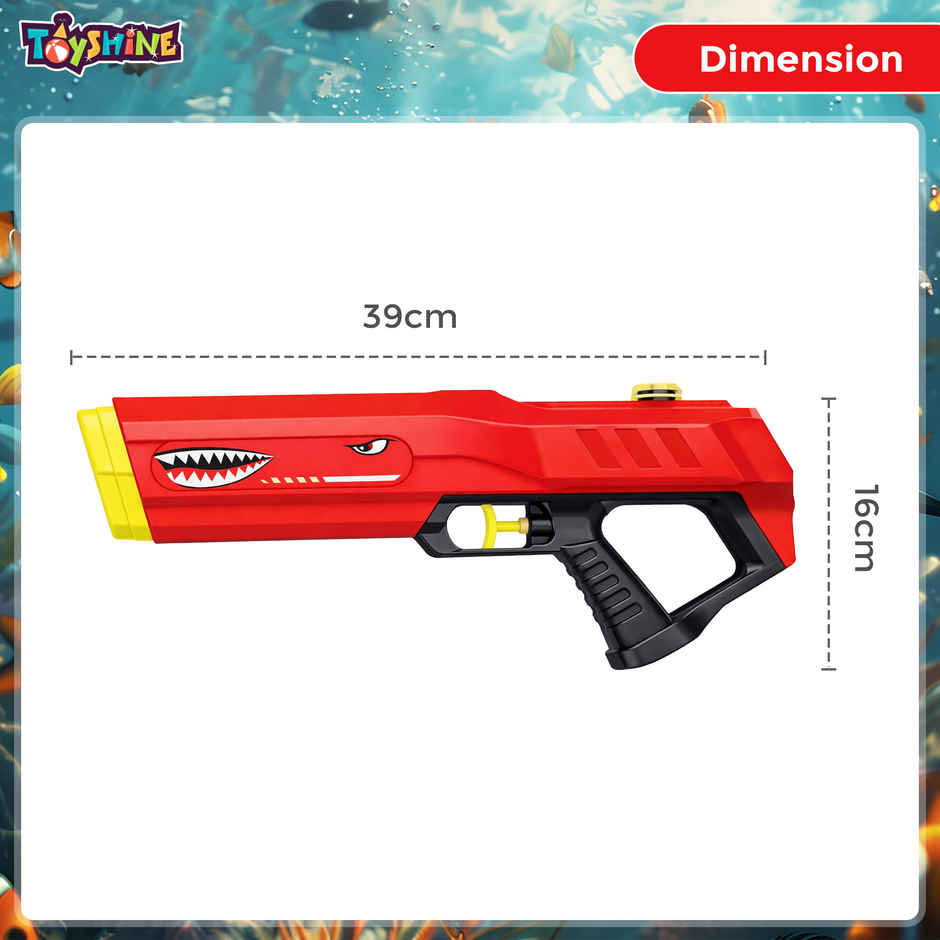 Toyshine Shark Design Water Gun Toy | 160 ml Tank Capacity Water Blaster