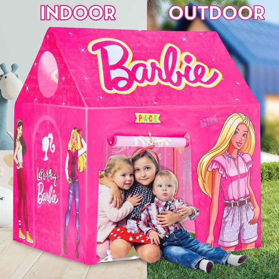 Itoys Barbie Theme Tent House For Kids Doll House Set For Girls Home Play House - Multicolour 0xc0034d1c58 (Assorted)