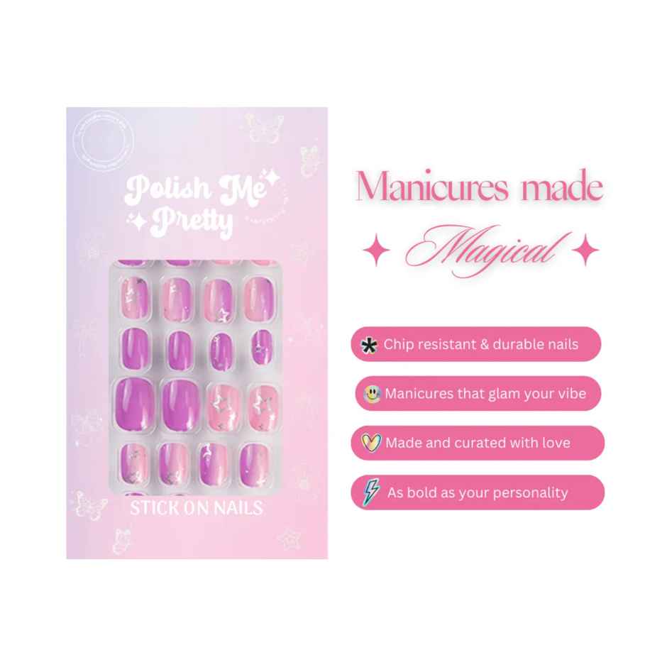 Polish Me Pretty Kids Stick On Nails Pixie