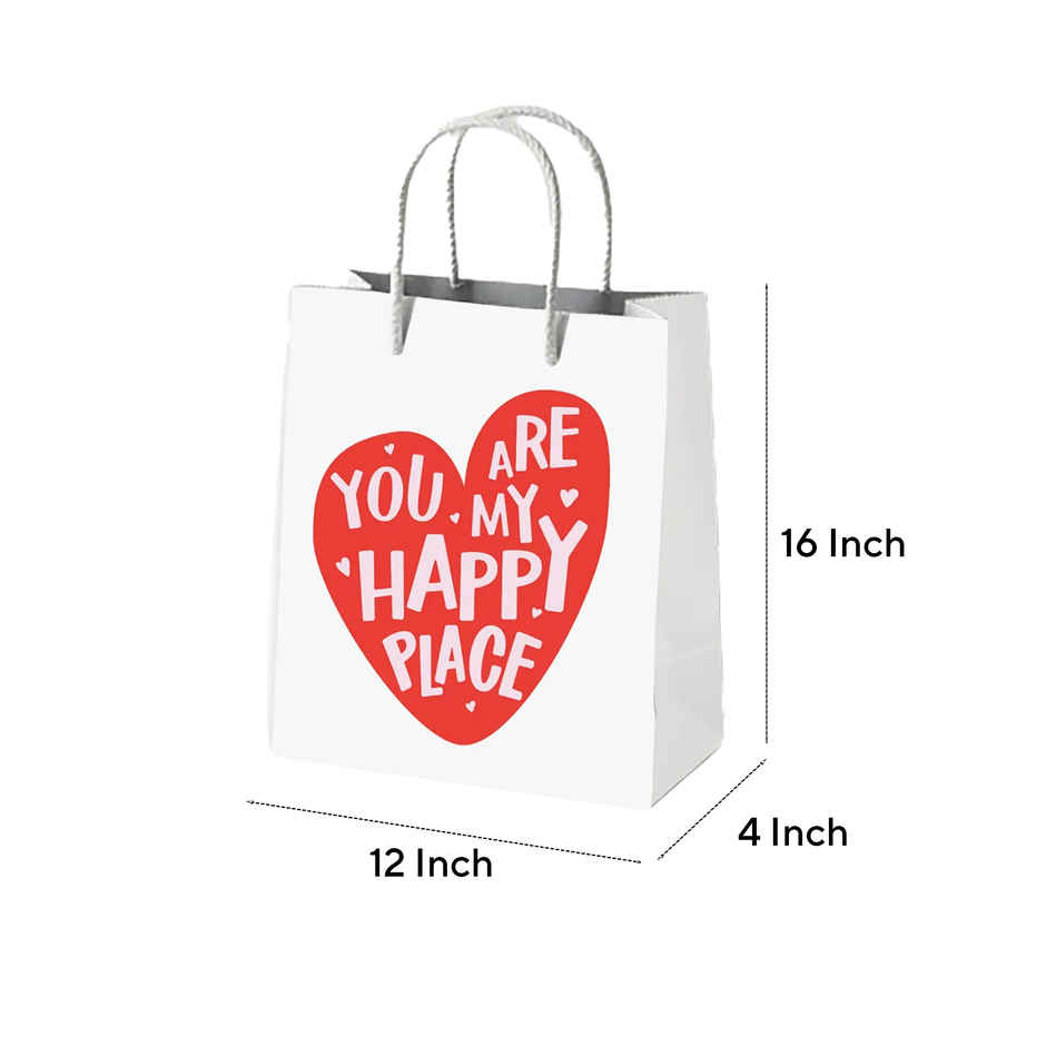 My Happy Place Gift Bag Large | 16x12x4 Inch | Oye Happy
